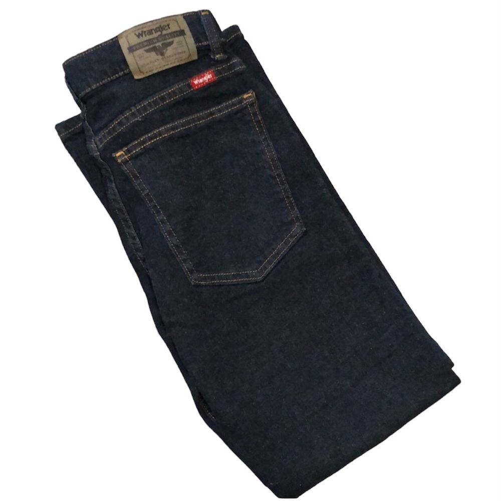 NWT Wrangler Boys 12 Husky Boot Cut Jeans